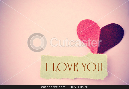 To use this stock image in your creative project, please select the size you need over to the right and click the "Add to Cart" button.
Your downloaded image will come with the Cutcaster watermark removed so don’t worry about the watermark you see on this page. I love you message. stock photo, I love you message on vintage paper with copy space. Love concept. by Miss. PENCHAN PUMILA