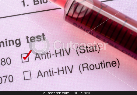 To use this stock image in your creative project, please select the size you need over to the right and click the "Add to Cart" button.
Your downloaded image will come with the Cutcaster watermark removed so don’t worry about the watermark you see on this page. Red correct check mark with blood sample for HIV test. stock photo, Red correct check mark with blood sample in syringe for HIV test form request. by Miss. PENCHAN PUMILA