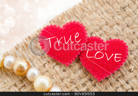 To use this stock image in your creative project, please select the size you need over to the right and click the "Add to Cart" button.
Your downloaded image will come with the Cutcaster watermark removed so don’t worry about the watermark you see on this page. Ture love motto. stock photo, True love in red heart on sack background with beautiful bokeh. by Miss. PENCHAN PUMILA