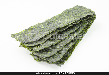 To use this stock image in your creative project, please select the size you need over to the right and click the "Add to Cart" button.
Your downloaded image will come with the Cutcaster watermark removed so don’t worry about the watermark you see on this page. Fried seaweed on white background. stock photo, Close up the fried seaweed on white background. by Miss. PENCHAN PUMILA