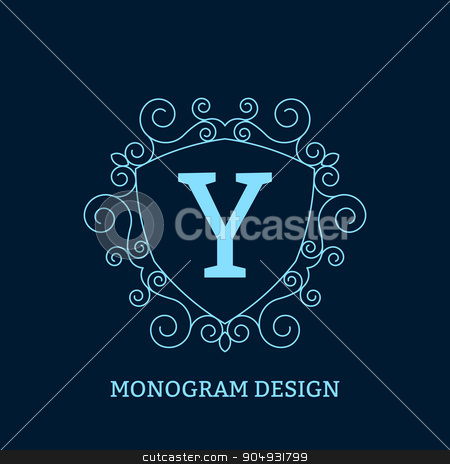 To use this stock image in your creative project, please select the size you need over to the right and click the "Add to Cart" button.
Your downloaded image will come with the Cutcaster watermark removed so don’t worry about the watermark you see on this page. Vector illustration of the linear blue monogram stock vector clipart, Vector illustration of linear design. Stock vector by Amelisk