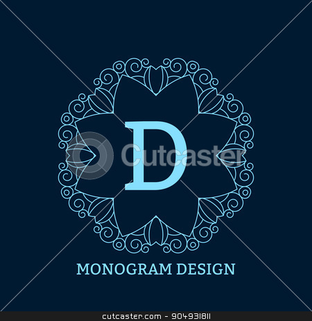 To use this stock image in your creative project, please select the size you need over to the right and click the "Add to Cart" button.
Your downloaded image will come with the Cutcaster watermark removed so don’t worry about the watermark you see on this page. Vector illustration of the linear blue monogram stock vector clipart, Vector illustration of linear design. Stock vector by Amelisk