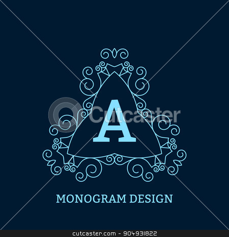 To use this stock image in your creative project, please select the size you need over to the right and click the "Add to Cart" button.
Your downloaded image will come with the Cutcaster watermark removed so don’t worry about the watermark you see on this page. Vector illustration of the linear blue monogram stock vector clipart, Vector illustration of linear design. Stock vector by Amelisk
