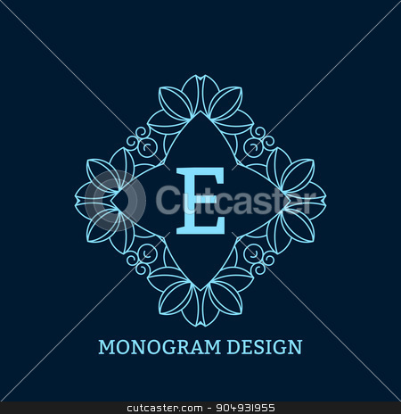 To use this stock image in your creative project, please select the size you need over to the right and click the "Add to Cart" button.
Your downloaded image will come with the Cutcaster watermark removed so don’t worry about the watermark you see on this page. Vector illustration of the linear blue monogram stock vector clipart, Vector illustration of linear design. Stock vector by Amelisk