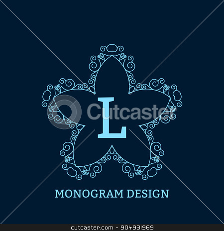To use this stock image in your creative project, please select the size you need over to the right and click the "Add to Cart" button.
Your downloaded image will come with the Cutcaster watermark removed so don’t worry about the watermark you see on this page. Vector illustration of the linear blue monogram stock vector clipart, Vector illustration of linear design. Stock vector by Amelisk