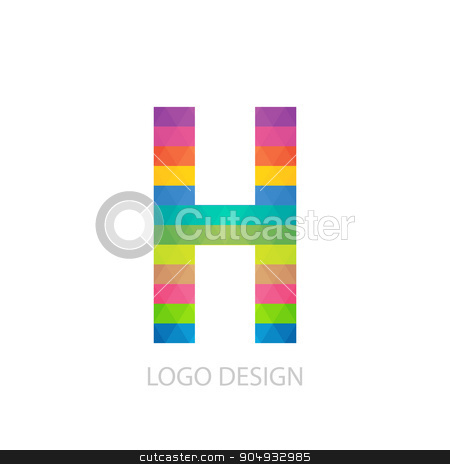 To use this stock image in your creative project, please select the size you need over to the right and click the "Add to Cart" button.
Your downloaded image will come with the Cutcaster watermark removed so don’t worry about the watermark you see on this page. Vector illustration of colorful logo letter stock vector clipart, Vector illustration of colorful logo letter h. by Amelisk