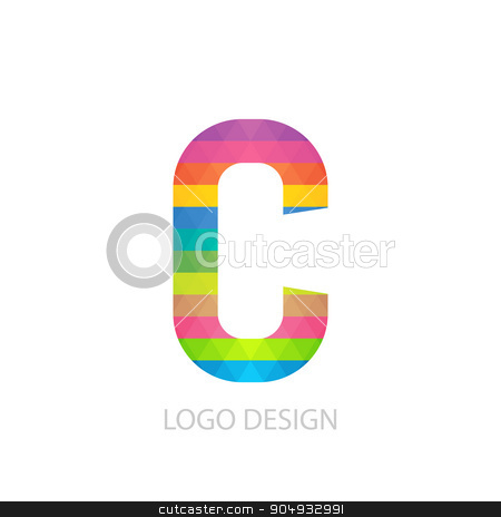 To use this stock image in your creative project, please select the size you need over to the right and click the "Add to Cart" button.
Your downloaded image will come with the Cutcaster watermark removed so don’t worry about the watermark you see on this page. Vector illustration of colorful logo letter stock vector clipart, Vector illustration of colorful logo letter c. by Amelisk