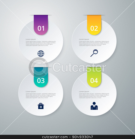 To use this stock image in your creative project, please select the size you need over to the right and click the "Add to Cart" button.
Your downloaded image will come with the Cutcaster watermark removed so don’t worry about the watermark you see on this page. Vector illustration infographics four options stock vector clipart, Vector illustration infographics four options. Stock vector by Amelisk