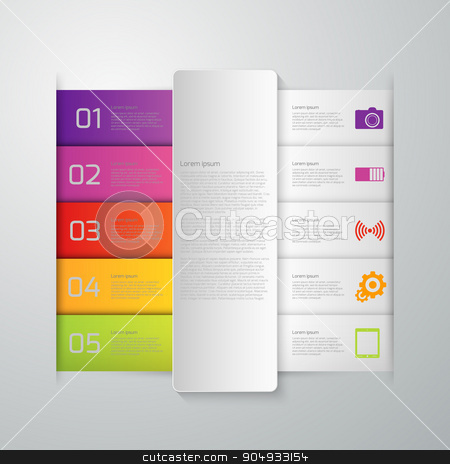 To use this stock image in your creative project, please select the size you need over to the right and click the "Add to Cart" button.
Your downloaded image will come with the Cutcaster watermark removed so don’t worry about the watermark you see on this page. Vector illustration infographics paper strips stock vector clipart, Vector illustration infographics paper strips. Stock vector by Amelisk