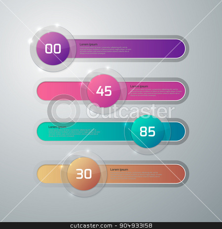 To use this stock image in your creative project, please select the size you need over to the right and click the "Add to Cart" button.
Your downloaded image will come with the Cutcaster watermark removed so don’t worry about the watermark you see on this page. Vector illustration infographics four options stock vector clipart, Vector illustration infographics four options. Stock vector by Amelisk