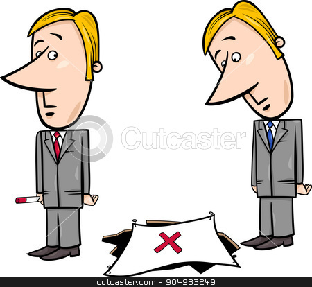 To use this stock image in your creative project, please select the size you need over to the right and click the "Add to Cart" button.
Your downloaded image will come with the Cutcaster watermark removed so don’t worry about the watermark you see on this page. businessman and the trap stock vector clipart, Concept Cartoon Illustration of Businessman and the Trap by Igor Zakowski