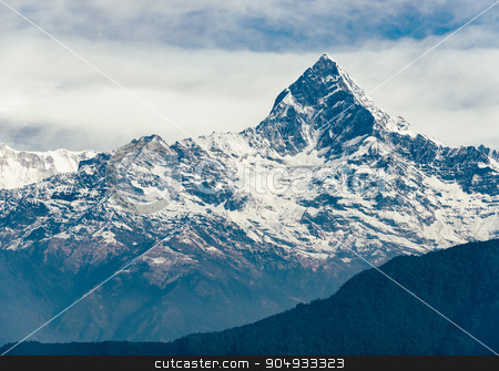 To use this stock image in your creative project, please select the size you need over to the right and click the "Add to Cart" button.
Your downloaded image will come with the Cutcaster watermark removed so don’t worry about the watermark you see on this page. The Machhapuchhre (Fish Tail) in Nepal stock photo, The Machhapuchhre (Fish Tail) in the Annapurna region, Nepal. Film emulation filter applied. by Dutourdumonde