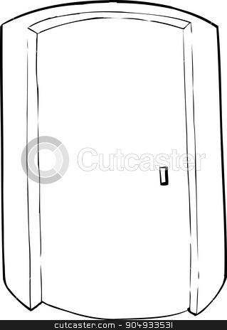 To use this stock image in your creative project, please select the size you need over to the right and click the "Add to Cart" button.
Your downloaded image will come with the Cutcaster watermark removed so don’t worry about the watermark you see on this page. Outlined Cylindrical Elevator stock vector clipart, Outlined closed cylindrical doorway cartoon over white by Eric Basir