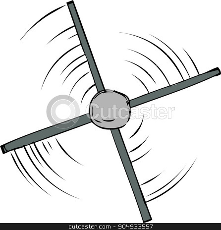 To use this stock image in your creative project, please select the size you need over to the right and click the "Add to Cart" button.
Your downloaded image will come with the Cutcaster watermark removed so don’t worry about the watermark you see on this page. Top View of Propeller Spinning stock vector clipart, Top down view of spinning propeller cartoon by Eric Basir