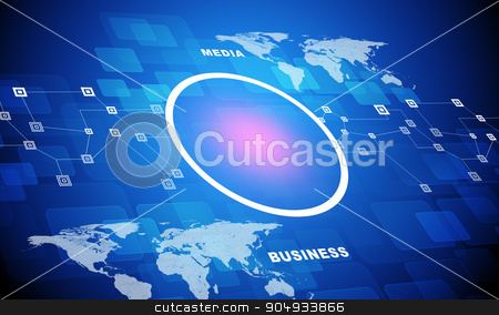 To use this stock image in your creative project, please select the size you need over to the right and click the "Add to Cart" button.
Your downloaded image will come with the Cutcaster watermark removed so don’t worry about the watermark you see on this page. Abstract blue background with world map stock photo, Abstract blue background with world map and numbers, red spot in middle by cherezoff