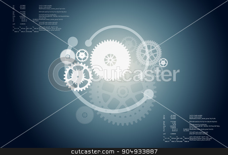 To use this stock image in your creative project, please select the size you need over to the right and click the "Add to Cart" button.
Your downloaded image will come with the Cutcaster watermark removed so don’t worry about the watermark you see on this page. Abstract gear wheels stock photo, Set of abstract gear wheels on grey background by cherezoff