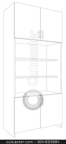 To use this stock image in your creative project, please select the size you need over to the right and click the "Add to Cart" button.
Your downloaded image will come with the Cutcaster watermark removed so don’t worry about the watermark you see on this page. Illustration of cabinet stock vector clipart, Illustration of cabinet on white background, vector by cherezoff