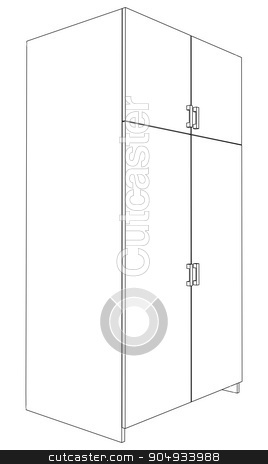 To use this stock image in your creative project, please select the size you need over to the right and click the "Add to Cart" button.
Your downloaded image will come with the Cutcaster watermark removed so don’t worry about the watermark you see on this page. Illustration of cabinet stock vector clipart, Illustration of cabinet on white background, vector by cherezoff