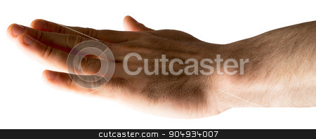 To use this stock image in your creative project, please select the size you need over to the right and click the "Add to Cart" button.
Your downloaded image will come with the Cutcaster watermark removed so don’t worry about the watermark you see on this page. Human hand on white stock photo, Human hand on isolated white background, closeup by cherezoff
