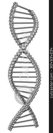 To use this stock image in your creative project, please select the size you need over to the right and click the "Add to Cart" button.
Your downloaded image will come with the Cutcaster watermark removed so don’t worry about the watermark you see on this page. DNA molecule picture stock vector clipart, DNA molecule picture on isolated white background, vector by cherezoff