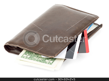 To use this stock image in your creative project, please select the size you need over to the right and click the "Add to Cart" button.
Your downloaded image will come with the Cutcaster watermark removed so don’t worry about the watermark you see on this page. Leather wallet on white stock photo, Leather brown wallet with credits on isolated white background by cherezoff