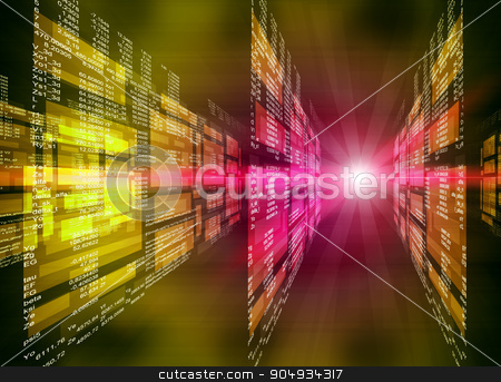 To use this stock image in your creative project, please select the size you need over to the right and click the "Add to Cart" button.
Your downloaded image will come with the Cutcaster watermark removed so don’t worry about the watermark you see on this page. Digital Abstract background stock photo, Abstract colorful background with numbers and lightspot in center by cherezoff