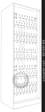 To use this stock image in your creative project, please select the size you need over to the right and click the "Add to Cart" button.
Your downloaded image will come with the Cutcaster watermark removed so don’t worry about the watermark you see on this page. Picture of server stock vector clipart, Picture of server on white. Vector illustration by cherezoff