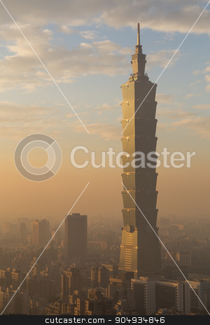 To use this stock image in your creative project, please select the size you need over to the right and click the "Add to Cart" button.
Your downloaded image will come with the Cutcaster watermark removed so don’t worry about the watermark you see on this page. Taipei city skyline stock photo, Photograph of Taipei city skyline in Taiwan during sunset. by Oliver Foerstner