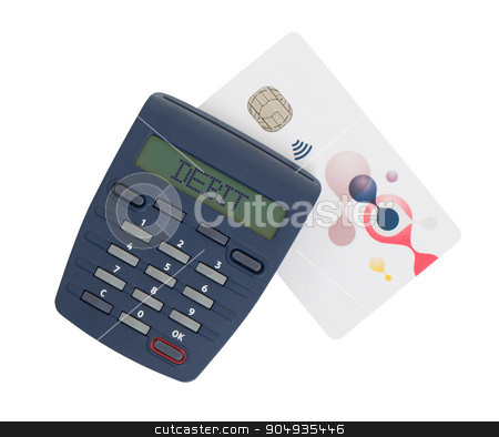 To use this stock image in your creative project, please select the size you need over to the right and click the "Add to Cart" button.
Your downloaded image will come with the Cutcaster watermark removed so don’t worry about the watermark you see on this page. Card reader for reading a bank card stock photo, Banking at home, card reader for reading a bank card - Debit by michaklootwijk