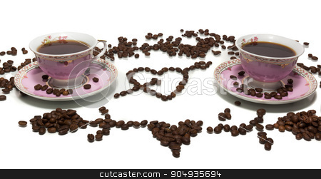 To use this stock image in your creative project, please select the size you need over to the right and click the "Add to Cart" button.
Your downloaded image will come with the Cutcaster watermark removed so don’t worry about the watermark you see on this page. coffee on a white background stock photo, The photograph shows a coffee on a white background by AlexBush
