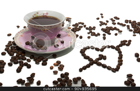 To use this stock image in your creative project, please select the size you need over to the right and click the "Add to Cart" button.
Your downloaded image will come with the Cutcaster watermark removed so don’t worry about the watermark you see on this page. coffee on a white background stock photo, The photograph shows a coffee on a white background by AlexBush