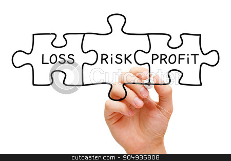 To use this stock image in your creative project, please select the size you need over to the right and click the "Add to Cart" button.
Your downloaded image will come with the Cutcaster watermark removed so don’t worry about the watermark you see on this page. Risk Loss Profit Puzzle Concept stock photo, Hand drawing Risk Loss Profit puzzle concept with black marker on transparent wipe board isolated on white. by Ivelin Radkov