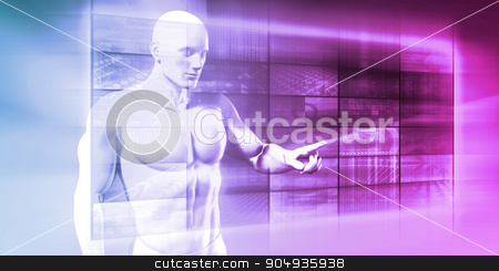To use this stock image in your creative project, please select the size you need over to the right and click the "Add to Cart" button.
Your downloaded image will come with the Cutcaster watermark removed so don’t worry about the watermark you see on this page. Artificial Intelligence stock photo, Artificial Intelligence and Data Security for Robots by Kheng Ho Toh