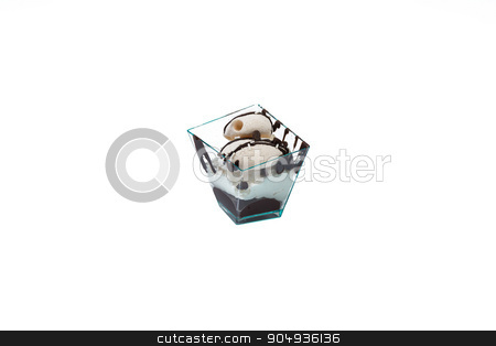 To use this stock image in your creative project, please select the size you need over to the right and click the "Add to Cart" button.
Your downloaded image will come with the Cutcaster watermark removed so don’t worry about the watermark you see on this page. Cupcake with choccolate and cream stock photo, In the picture a cupcake with choccolate and cream in a plastic cup,isolated on white background. by Robertobinetti70