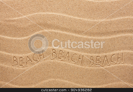 To use this stock image in your creative project, please select the size you need over to the right and click the "Add to Cart" button.
Your downloaded image will come with the Cutcaster watermark removed so don’t worry about the watermark you see on this page. Beach inscription on the wavy sand stock photo, Beach inscription on the wavy sand, as background by alekleks
