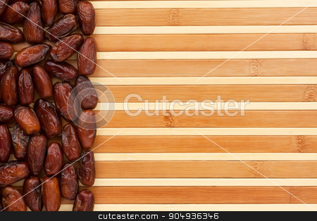 To use this stock image in your creative project, please select the size you need over to the right and click the "Add to Cart" button.
Your downloaded image will come with the Cutcaster watermark removed so don’t worry about the watermark you see on this page. Dried dates lying on a bamboo mat stock photo, Dried dates lying on a bamboo mat as background
by alekleks