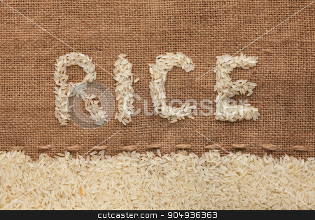 To use this stock image in your creative project, please select the size you need over to the right and click the "Add to Cart" button.
Your downloaded image will come with the Cutcaster watermark removed so don’t worry about the watermark you see on this page. word rice written on burlap stock photo, word rice written on burlap , background by alekleks