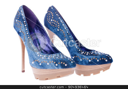 To use this stock image in your creative project, please select the size you need over to the right and click the "Add to Cart" button.
Your downloaded image will come with the Cutcaster watermark removed so don’t worry about the watermark you see on this page. Blue denim shoes stock photo, Blue denim shoes, isolated on white by alekleks