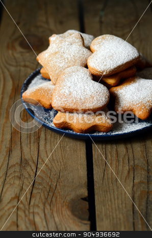 To use this stock image in your creative project, please select the size you need over to the right and click the "Add to Cart" button.
Your downloaded image will come with the Cutcaster watermark removed so don’t worry about the watermark you see on this page. Homemade christmas cookies stock photo, Traditional homemade christmas cookies on wooden table by sutike