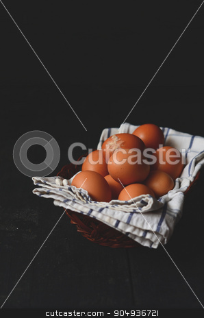 To use this stock image in your creative project, please select the size you need over to the right and click the "Add to Cart" button.
Your downloaded image will come with the Cutcaster watermark removed so don’t worry about the watermark you see on this page. Chicken eggs on the table stock photo, Chicken eggs on a dark wooden table by sutike