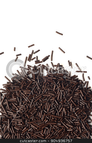 To use this stock image in your creative project, please select the size you need over to the right and click the "Add to Cart" button.
Your downloaded image will come with the Cutcaster watermark removed so don’t worry about the watermark you see on this page. Chocolate sprinkles background stock photo, Dark chocolate Chocolate sprinkles photographed from above by sutike