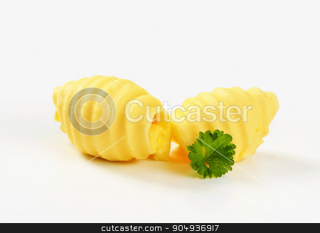 To use this stock image in your creative project, please select the size you need over to the right and click the "Add to Cart" button.
Your downloaded image will come with the Cutcaster watermark removed so don’t worry about the watermark you see on this page. Butter curls stock photo, Studio shot of butter curls by Digifoodstock
