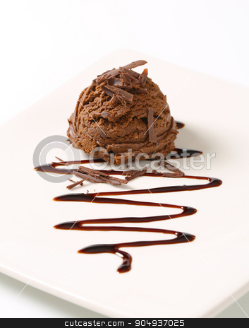 To use this stock image in your creative project, please select the size you need over to the right and click the "Add to Cart" button.
Your downloaded image will come with the Cutcaster watermark removed so don’t worry about the watermark you see on this page. Chocolate ice cream stock photo, Scoop of chocolate ice cream by Digifoodstock