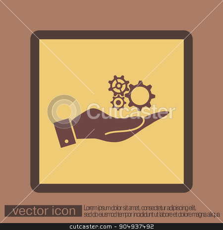 To use this stock image in your creative project, please select the size you need over to the right and click the "Add to Cart" button.
Your downloaded image will come with the Cutcaster watermark removed so don’t worry about the watermark you see on this page. hand holding a cogwheel, icon setting and repair stock vector clipart, hand holding a cogwheel, icon setting and repair by LittleCuckoo