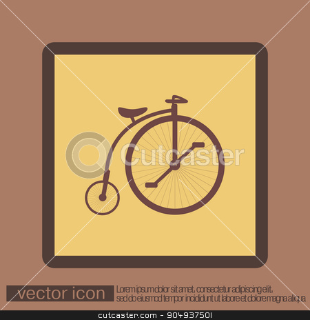 To use this stock image in your creative project, please select the size you need over to the right and click the "Add to Cart" button.
Your downloaded image will come with the Cutcaster watermark removed so don’t worry about the watermark you see on this page. retro bicycle icon stock vector clipart, retro bicycle icon by LittleCuckoo