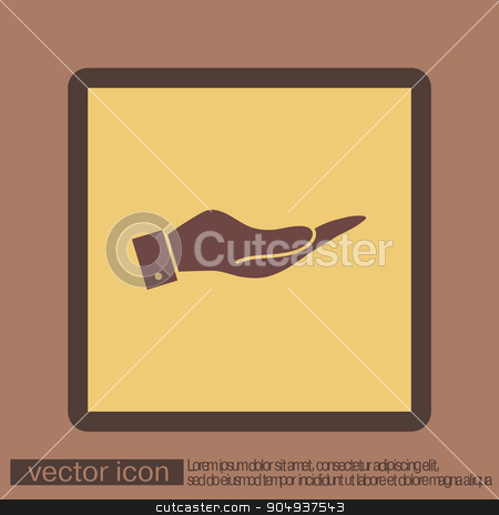 To use this stock image in your creative project, please select the size you need over to the right and click the "Add to Cart" button.
Your downloaded image will come with the Cutcaster watermark removed so don’t worry about the watermark you see on this page. Hand icon stock vector clipart, Hand icon by LittleCuckoo