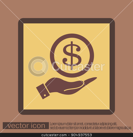 To use this stock image in your creative project, please select the size you need over to the right and click the "Add to Cart" button.
Your downloaded image will come with the Cutcaster watermark removed so don’t worry about the watermark you see on this page. hand holding a Dollar bill. symbol of money stock vector clipart, hand holding a Dollar bill. symbol of money by LittleCuckoo