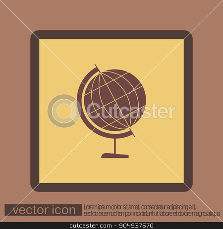 To use this stock image in your creative project, please select the size you need over to the right and click the "Add to Cart" button.
Your downloaded image will come with the Cutcaster watermark removed so don’t worry about the watermark you see on this page. globe. symbol icon geography stock vector clipart, globe symbol of geography. symbol icon geography , the study of the world and the countries on the planet Earth by LittleCuckoo