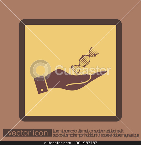 To use this stock image in your creative project, please select the size you need over to the right and click the "Add to Cart" button.
Your downloaded image will come with the Cutcaster watermark removed so don’t worry about the watermark you see on this page. hand holding a DNA helix. Medical Research character. Symbol of medicine. Icon Biology and Genetics stock vector clipart, hand holding a DNA helix. Medical Research character. Symbol of medicine. Icon Biology and Genetics by LittleCuckoo