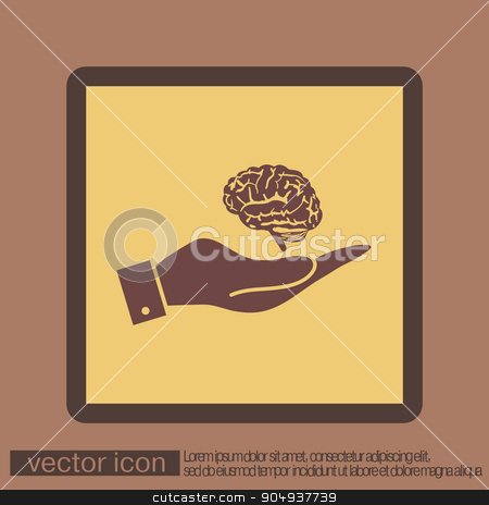 To use this stock image in your creative project, please select the size you need over to the right and click the "Add to Cart" button.
Your downloaded image will come with the Cutcaster watermark removed so don’t worry about the watermark you see on this page. hand holding a Brain. Mind and science stock vector clipart, hand holding a Brain. Mind and science by LittleCuckoo